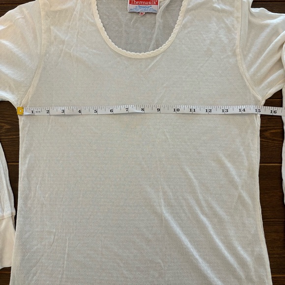 Terramar Womens Thermasilk Top | Base Layer | Long Underwear | Medium 100% Silk - Picture 8 of 9